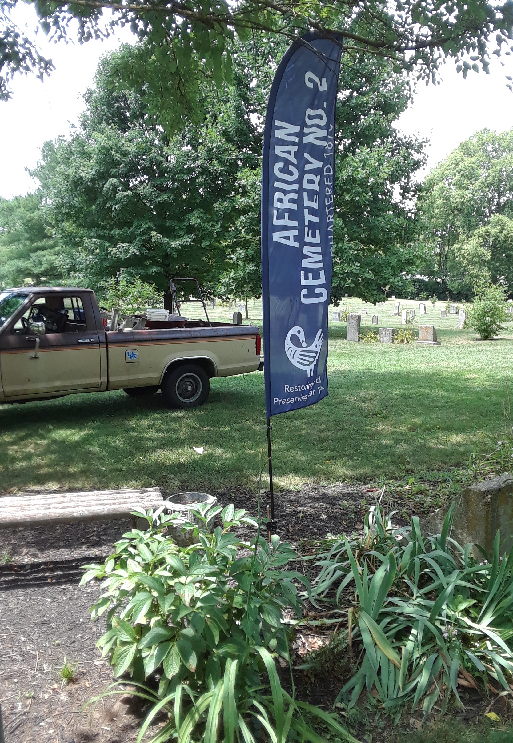 a cemetery in eight trees