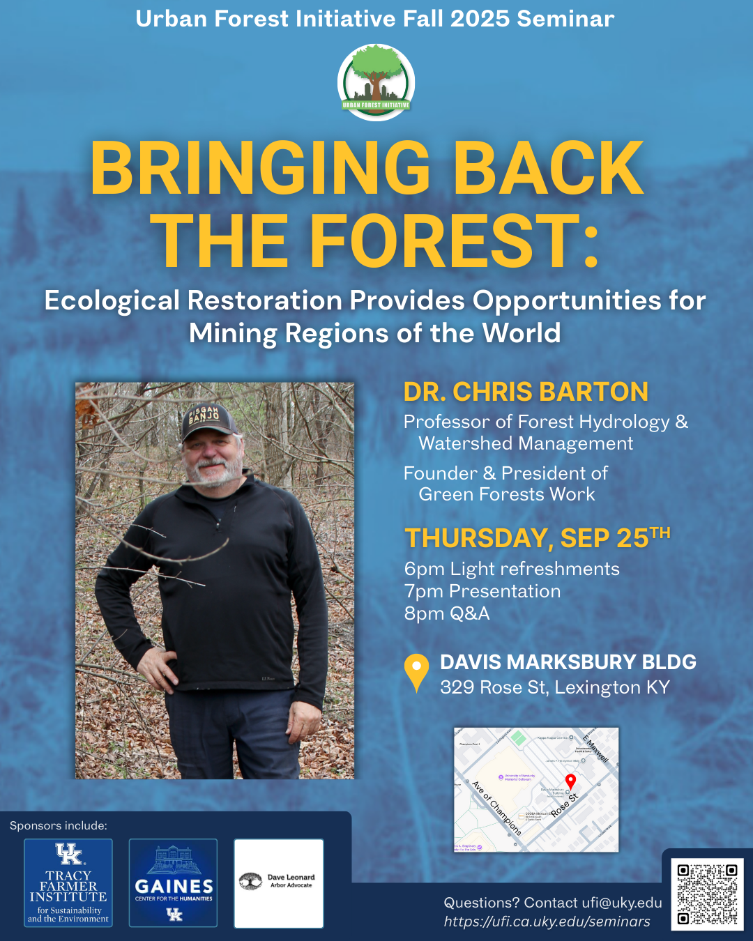 Chris Barton 2025 seminar flyer