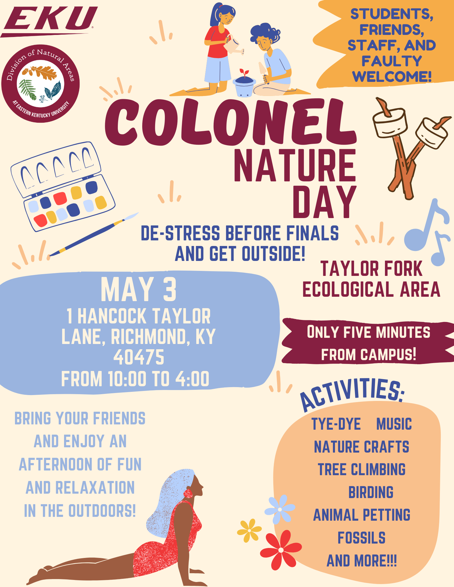 Colonel Nature Day flyer