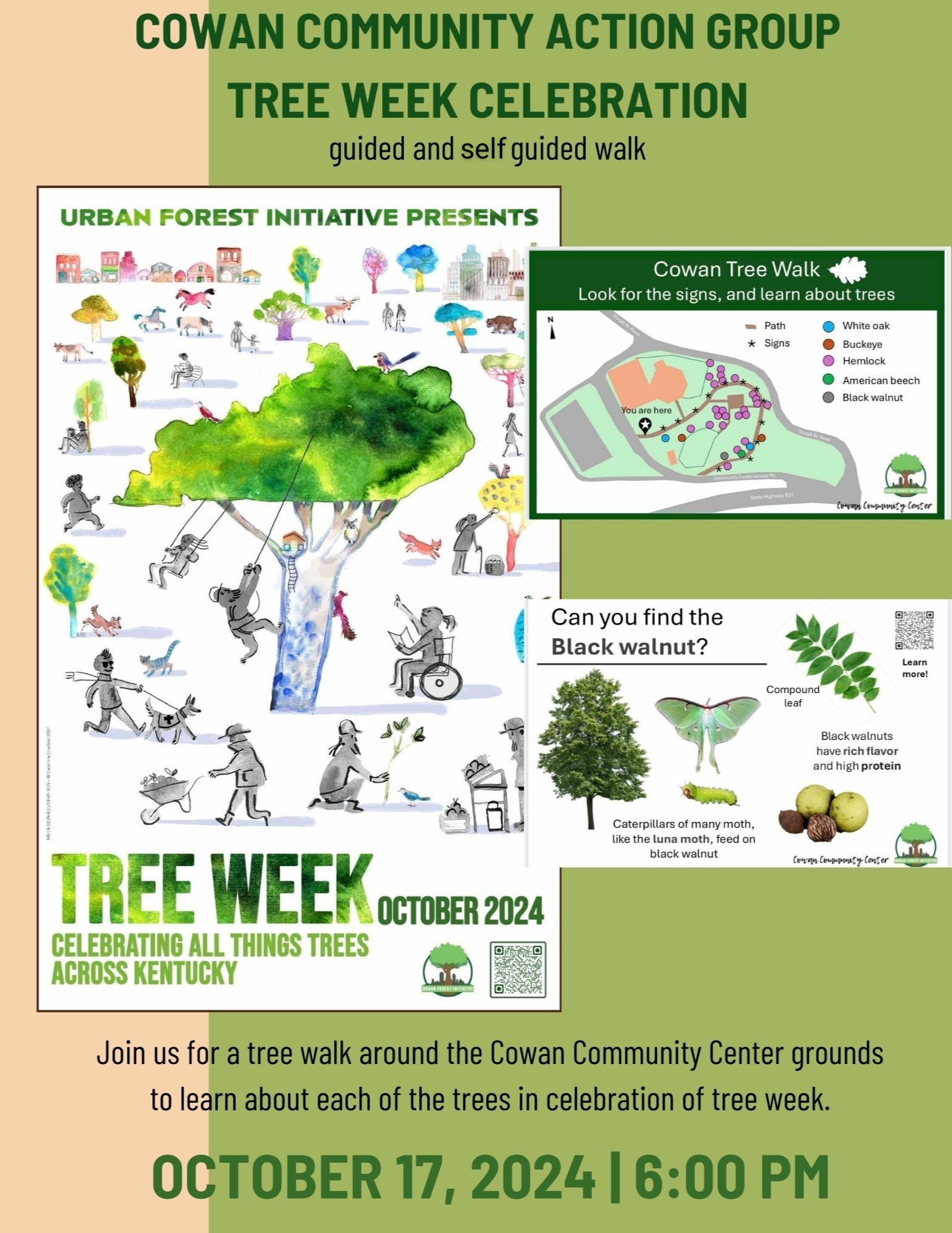 Cowan Community Action Group Tree Walk flyer