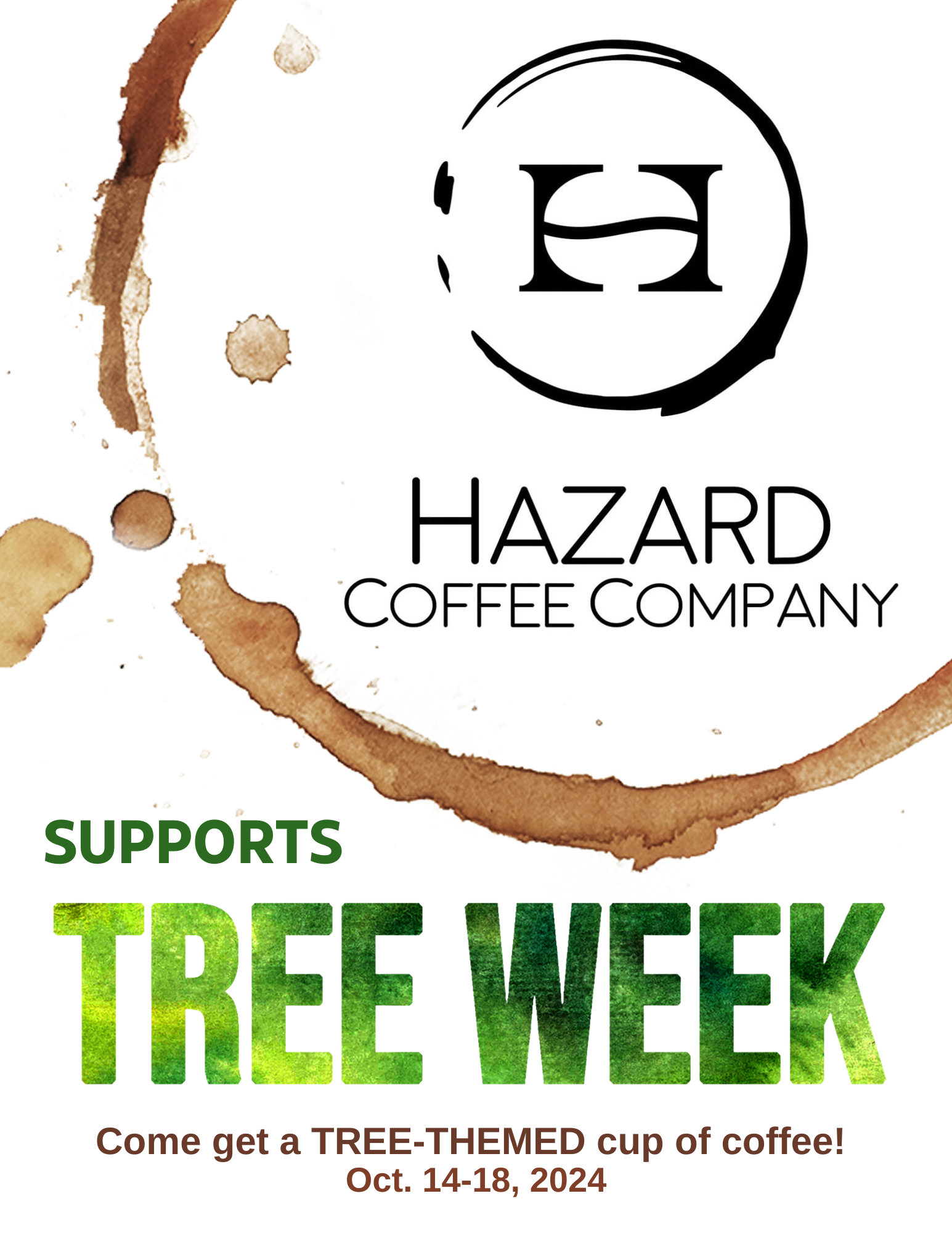 Hazard Coffee Tree Week flyer