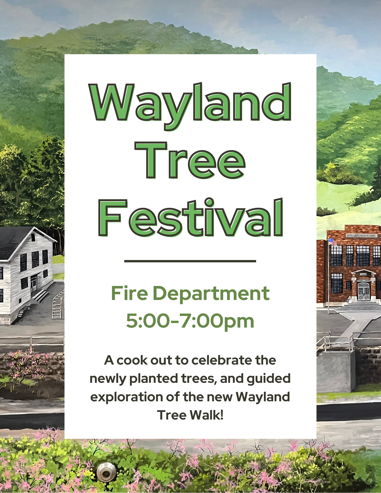 Wayland Tree Festival flyer