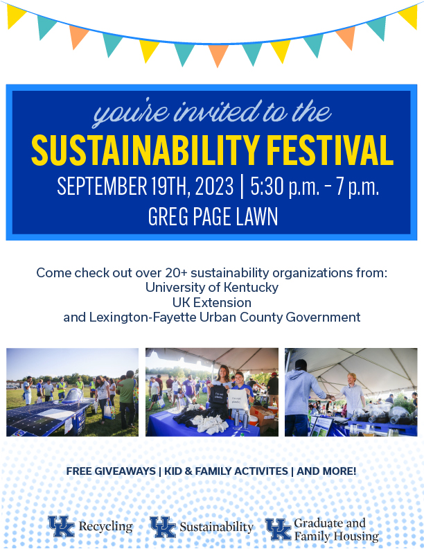 Sustainability Festival flyer