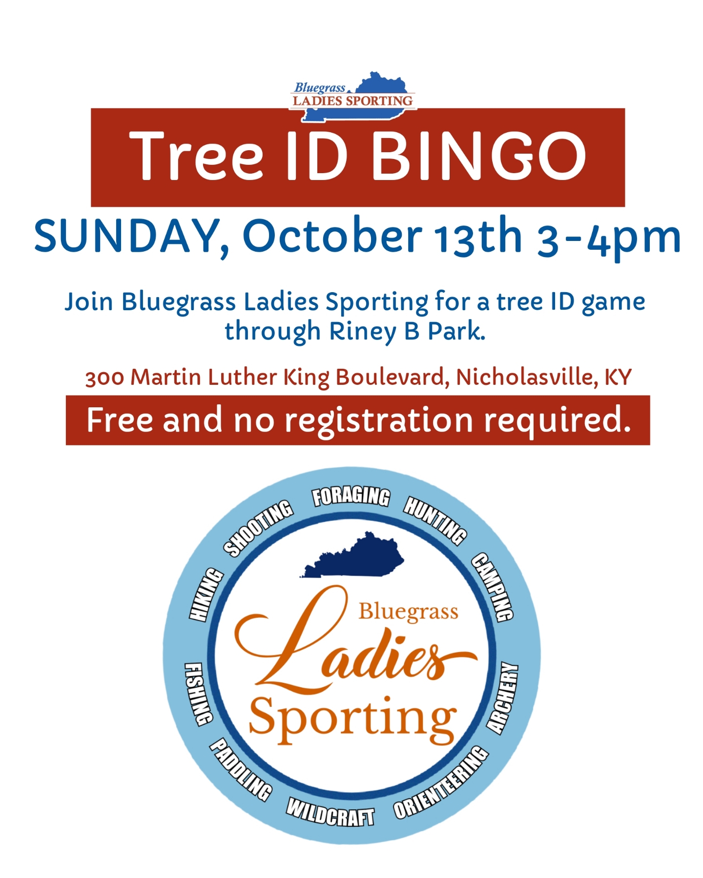 Tree Bingo flyer