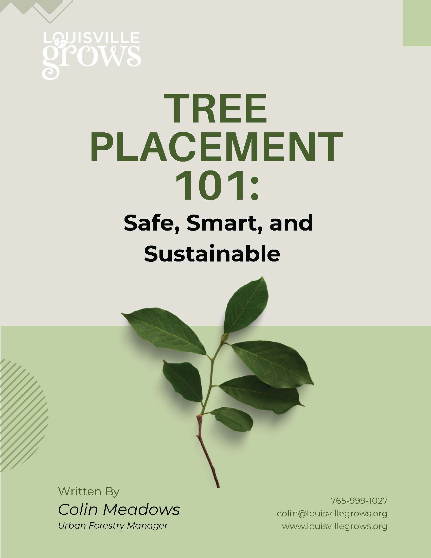 TreeCATs 2025 project tree placement