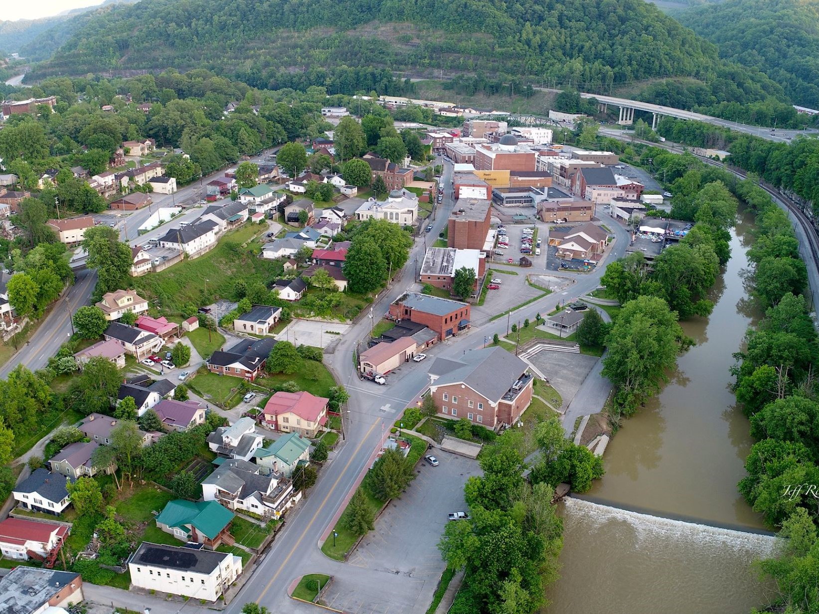 Hazard ariel shot