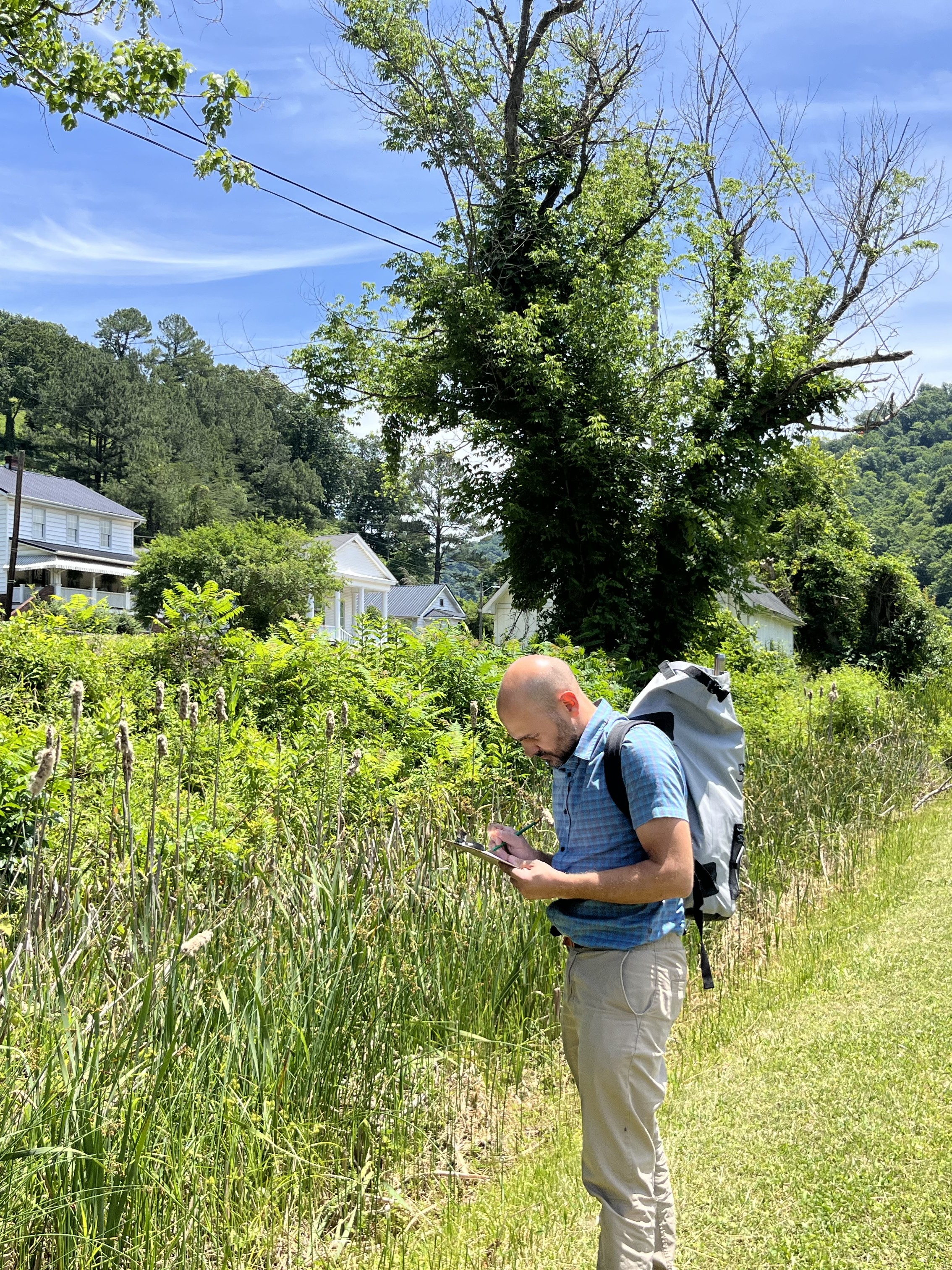 UFI team member in the field