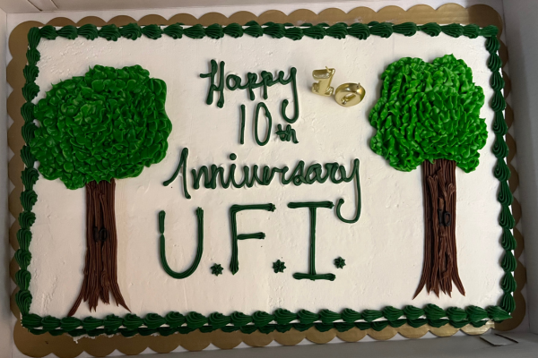 UFI 10th Anniversary cake