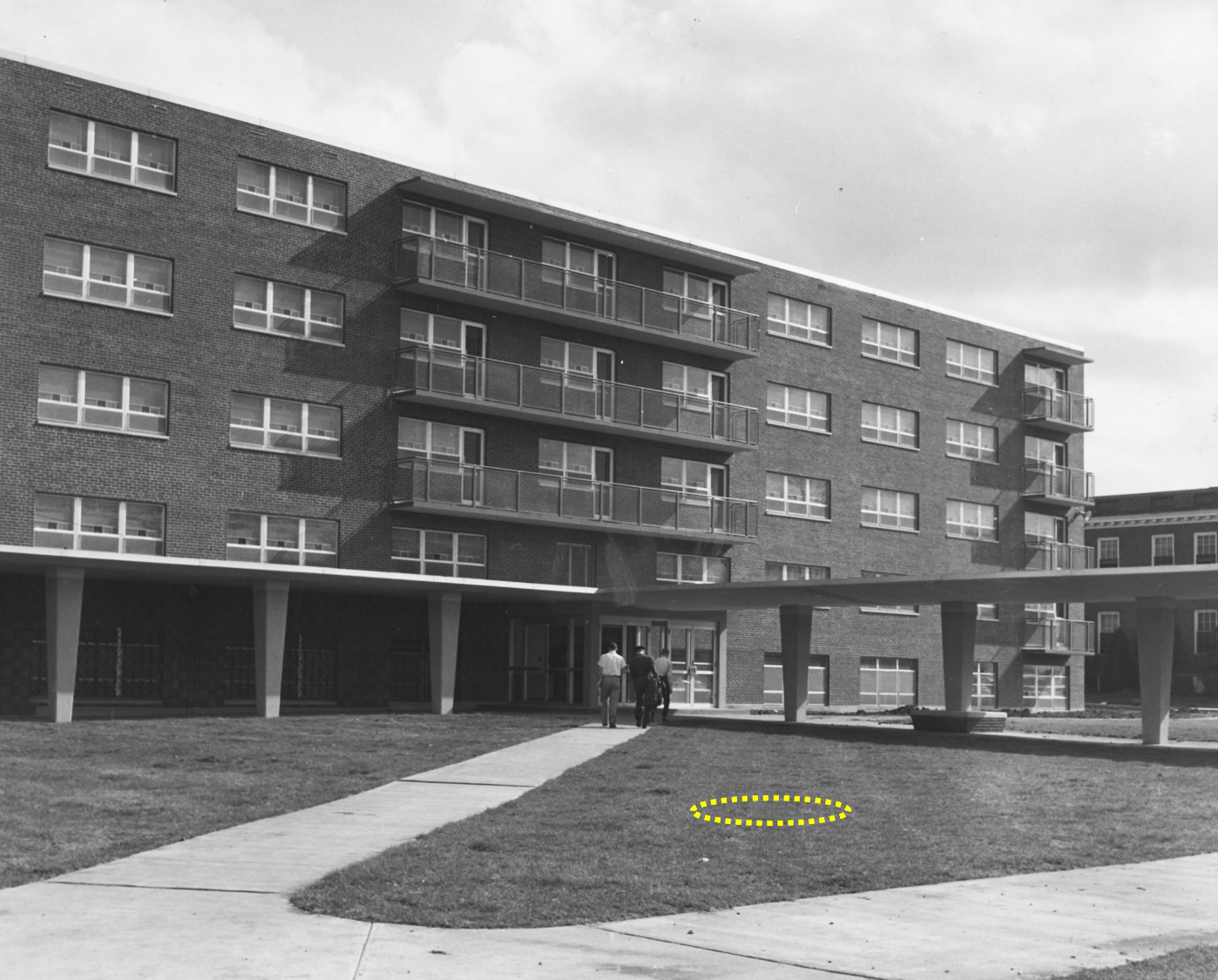 Donovan Hall in 1955