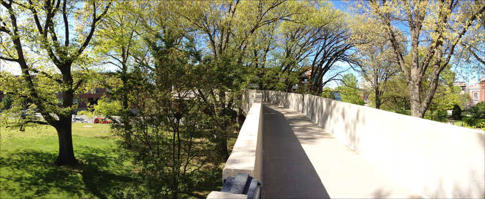 Pedestrian walkway over Limestone